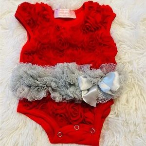 3 month baby girl Christmas outfit